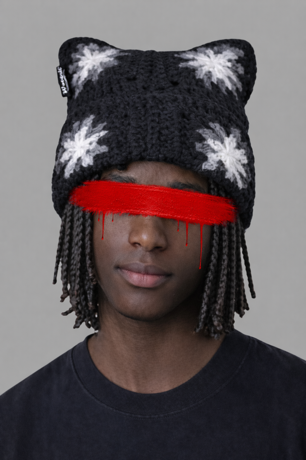 Cat-Hat Flocon Sombre