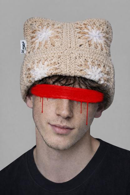 Cat-Hat Flocon Sable